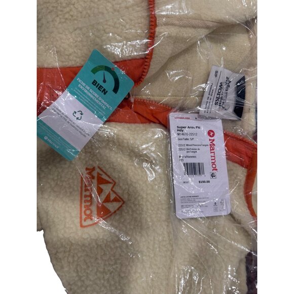 Marmot Mens Super Arlo Fleece Pullover Hoodie M Polyester For Fall/Winter - Picture 4 of 4